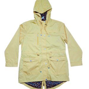 Time And Tru Women's Yellow Jacket Lightweight Wind Resistant Anorak (SZ US L/G)